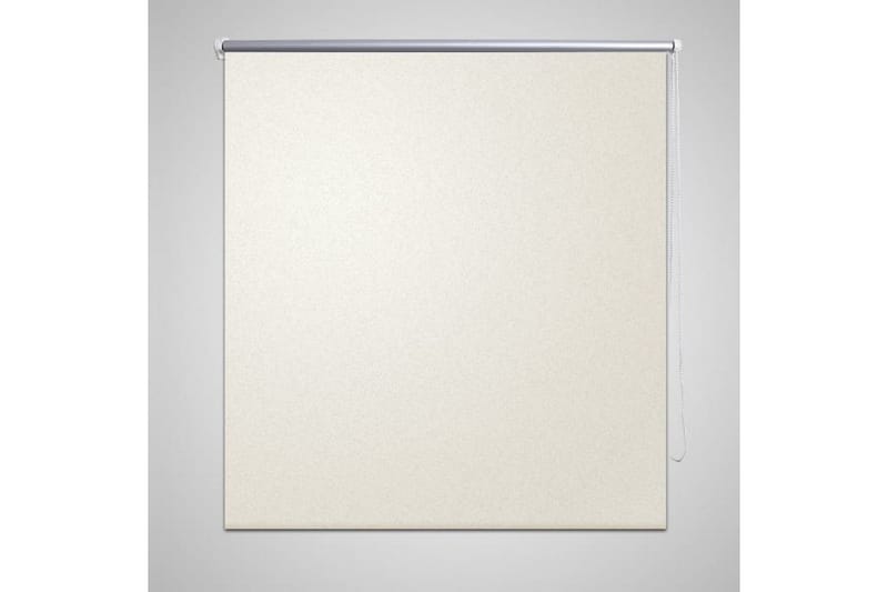 Rullegardin 160 x 175 cm beige-hvit - Beige|Hvit - Tekstiler & tepper - Gardiner - Rullgardin