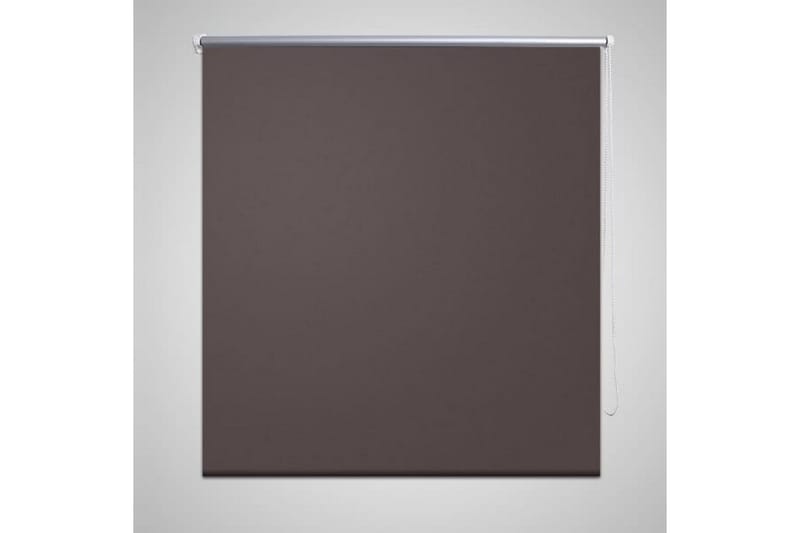 Rullegardin 160 x 230 cm kaffefarget - Hvit - Tekstiler & tepper - Gardiner - Rullgardin