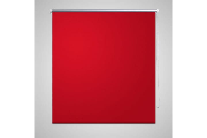 Rullegardin Blackout 120 x 175 cm Rød - Rød|Hvit - Tekstiler & tepper - Gardiner - Rullgardin