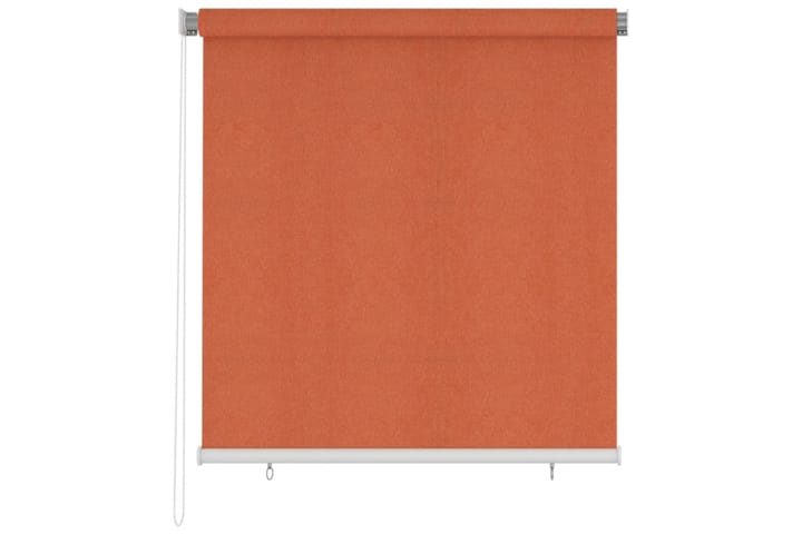 Utendørs rullegardin 140x140 cm oransje - Oransj - Tekstiler & tepper - Gardiner - Rullgardin
