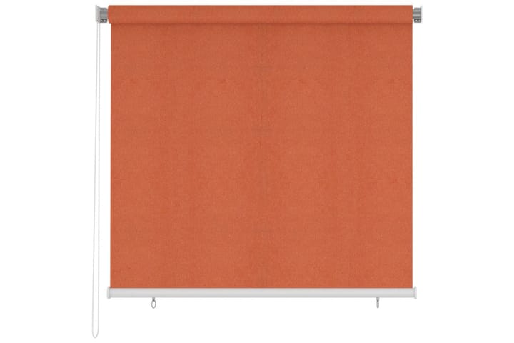Utendørs rullegardin 160x140 cm oransje - Oransj - Tekstiler & tepper - Gardiner - Rullgardin