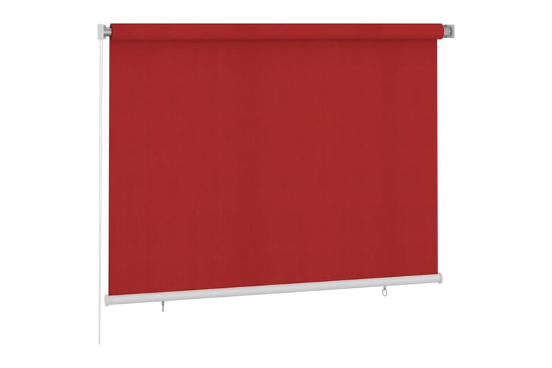 Utendørs rullegardin 200x140 cm rød - Rød - Tekstiler & tepper - Gardiner - Rullgardin