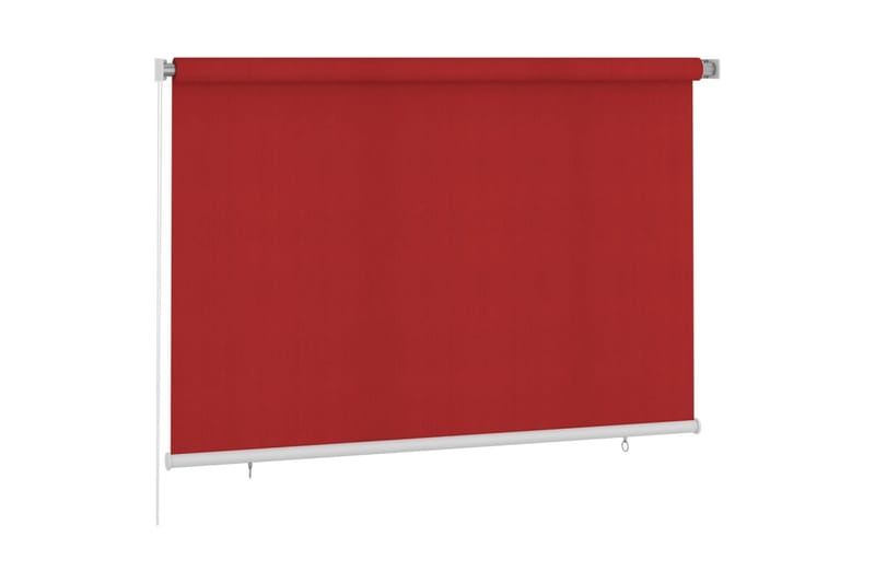 Utendørs rullegardin 220x140 cm rød - Rød - Tekstiler & tepper - Gardiner - Rullegardin