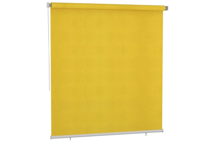 Utendørs rullegardin 220x230 cm gul - Gul - Tekstiler & tepper - Gardiner - Rullegardin