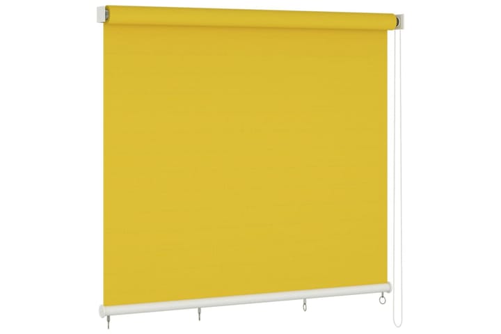 Utendørs rullegardin 300x140 cm gul - Gul - Tekstiler & tepper - Gardiner - Rullgardin
