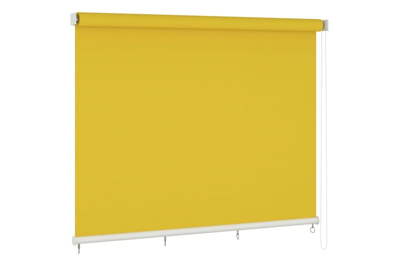 Utendørs rullegardin 350x140 cm gul - Gul - Tekstiler & tepper - Gardiner - Rullgardin