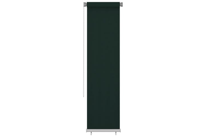 Utendørs rullegardin 60x230 cm mørkegrønn HDPE - grønn - Tekstiler & tepper - Gardiner - Rullegardin