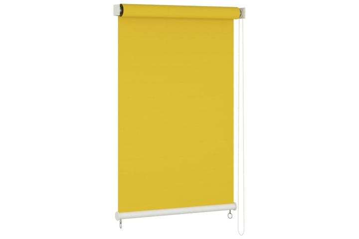 Utendørs rullegardin 80x230 cm gul - Gul - Tekstiler & tepper - Gardiner - Rullgardin