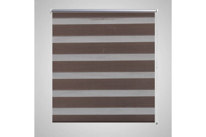 Zebra Gardiner 40 x 100 cm Kaffe Farge - Beige|Hvit - Tekstiler & tepper - Gardiner - Rullgardin