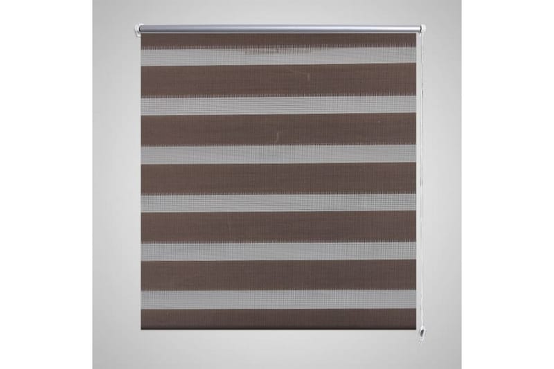 Zebra Gardiner 50 x 100 cm Kaffe Farge - Beige|Hvit - Tekstiler & tepper - Gardiner - Rullegardin