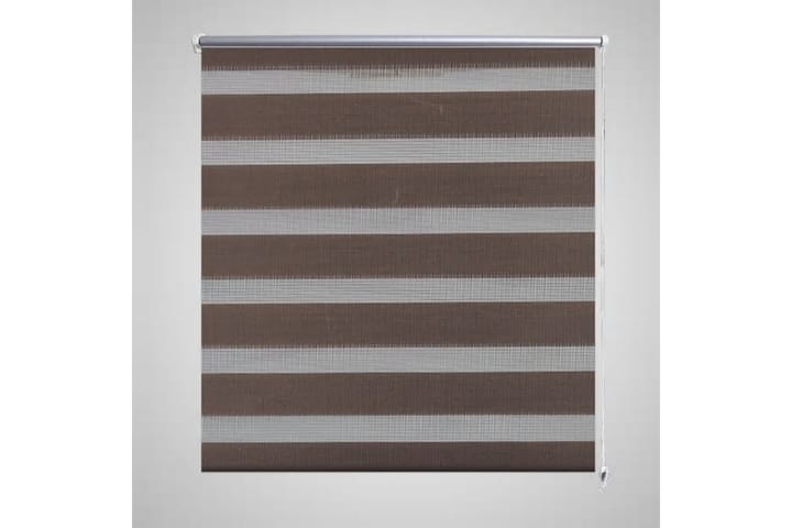 Zebra Gardiner 80 x 150 cm Kaffe Farge - Beige|Hvit - Tekstiler & tepper - Gardiner - Rullgardin