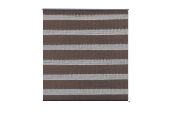Zebra Gardiner 80 x 150 cm Kaffe Farge - Beige|Hvit - Tekstiler & tepper - Gardiner - Rullgardin
