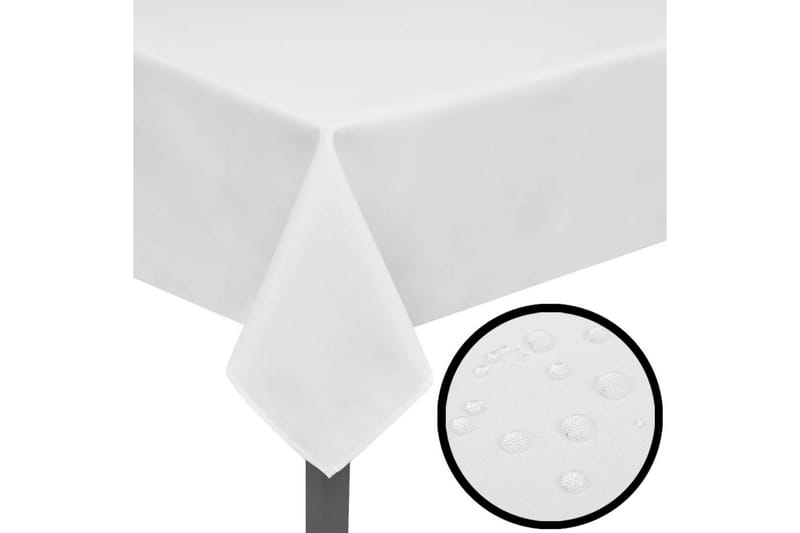 5 Hvite bordduker 100 x 100 cm - Hvit - Interiør - Dekorasjon & innredningsdetaljer - Borddekorasjon - Duker & løpere - Bordløper