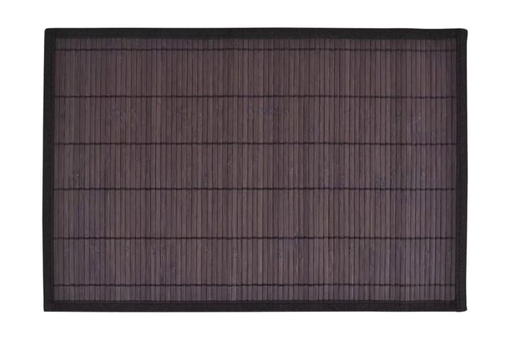 6 Bambus kuvertbrikker 30 x 45 cm, mørkebrun - Brun - Tekstiler & tepper - Kjøkkentekstiler