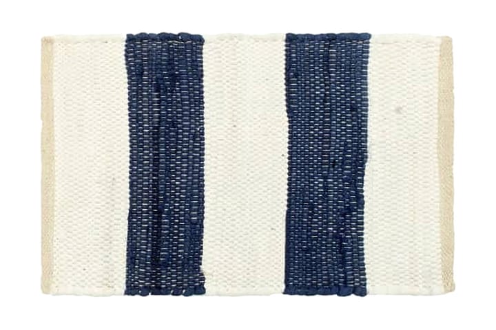 Bordmatter 6 stk Chindi stripet blå og hvit 30x45 cm - Blå - Interiør - Dekorasjon & innredningsdetaljer - Borddekorasjon - Bordbrikke