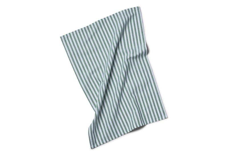 Kjøkkenhåndkle KL T Stripe 40x60 cm Grønn - Kosta Linnewäfveri - Tekstiler & tepper - Baderomstekstiler