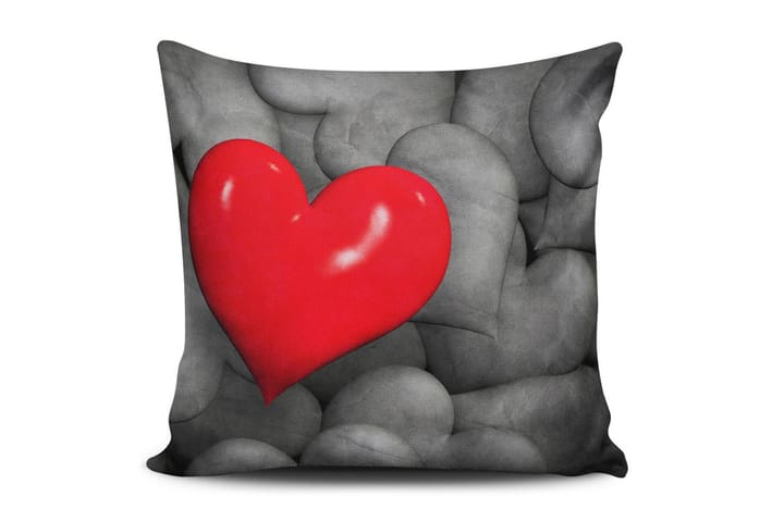 Pute Cushion Love 45x45 cm - Flerfarget - Tekstiler & tepper - Pute & putetrekk - Pynteputer