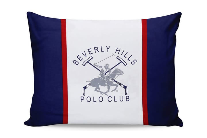 Putetrekk Beverly Hills Polo Club 50x70 cm 2-pk - Mørkblå|Grå|Hvit|Rød - Tekstiler & tepper - Sengetøy - Pute trekk