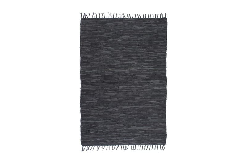 Håndvevet Chindi teppe lӕr 190x280 cm grå - Grå - Tekstiler & tepper - Teppe & matte - Flatvevde tepper