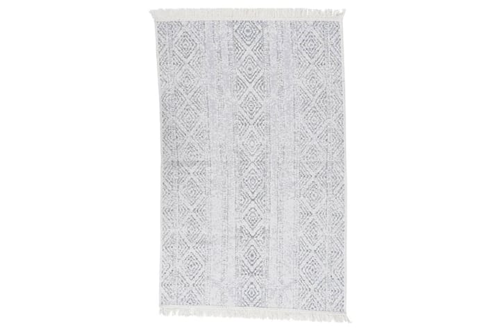 Teppe lysegrå 80x150 cm bomull - Grå - Tekstiler & tepper - Teppe & matte - Moderne matte - Bomullsmatter