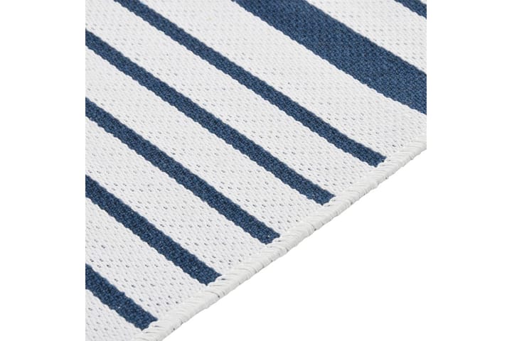 Teppe marineblå 120x180 cm bomull - Blå - Tekstiler & tepper - Teppe & matte - Moderne matte - Bomullsmatter
