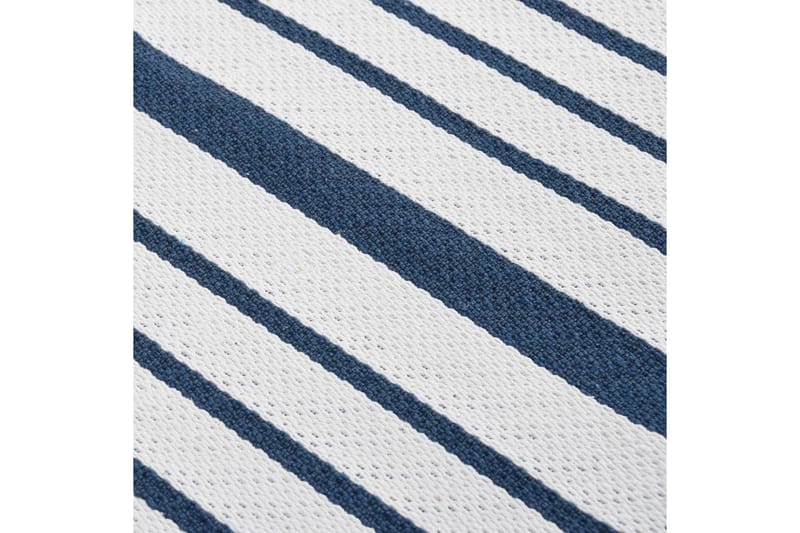 Teppe marineblå 120x180 cm bomull - Blå - Tekstiler & tepper - Teppe & matte - Moderne matte - Bomullsmatter