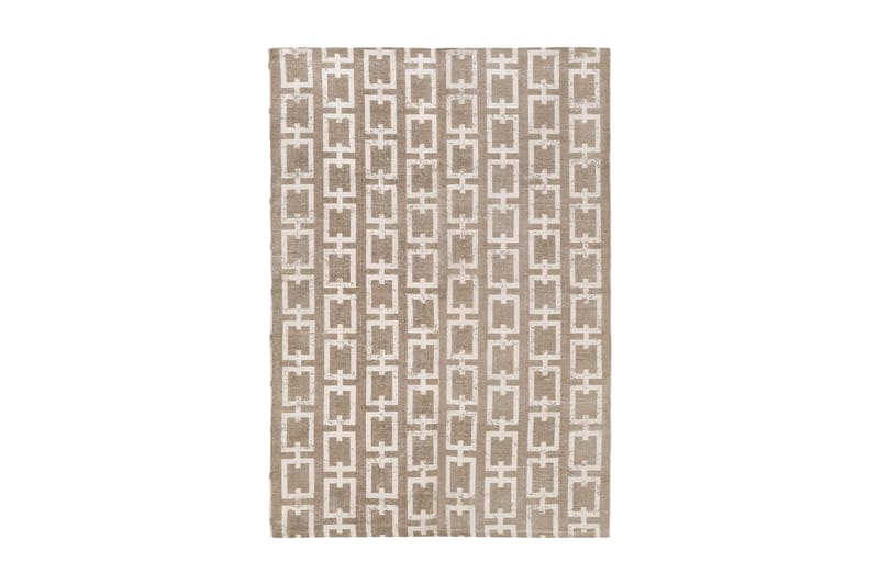 Gulvteppe Auborio 230 cm - Beige - Tekstiler & tepper - Teppe & matte - Moderne matte - Filletepper