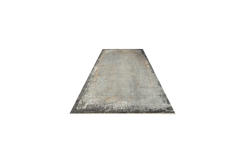 Gangmatte Otome 100x200 cm Rektangulær - Grå/Gull - Tekstiler & tepper - Teppe & matte - Moderne matte - Gangmatter