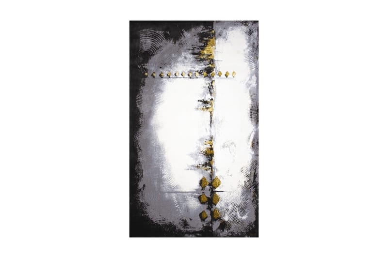 Inngangsmatte Asaphe 80x300 cm - Hvit/Svart/Grå/Gull - Tekstiler & tepper - Teppe & matte - Små tepper
