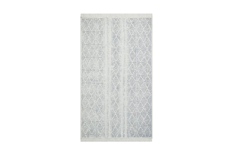 Inngangsmatte Caleban 80x300 cm - Grå/Hvit/Bomull - Tekstiler & tepper - Teppe & matte - Utendørs tepper - Dørmatte og entrématte