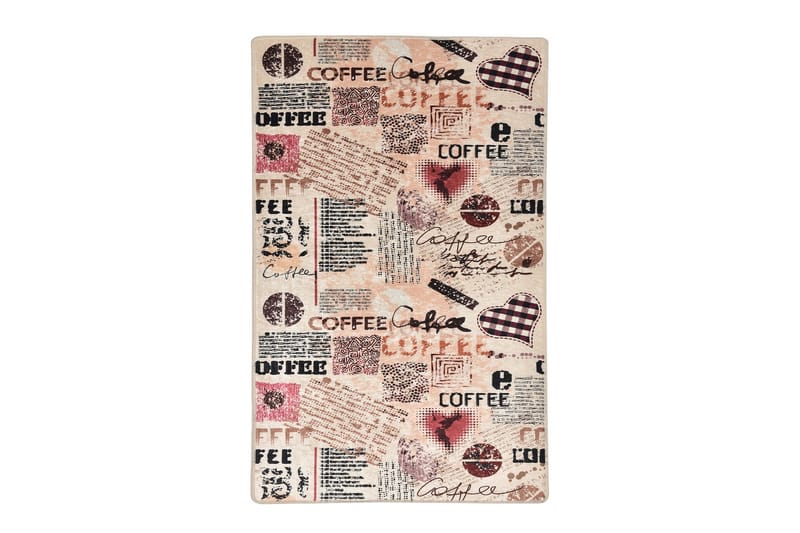 Inngangsmatte Koffie 100x300 cm - Flerfarget/Fløyel - Tekstiler & tepper - Teppe & matte - Små tepper