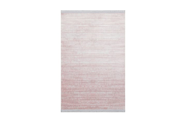 Inngangsmatte Malkam 80x300 cm - Rosa / Hvit - Tekstiler & tepper - Teppe & matte - Moderne matte - Gangmatter