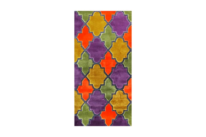 Matte Diamond Oransje/Sennepsgul 80x150 - Pierre Cardin - Tekstiler & tepper - Teppe & matte - Moderne matte - Gangmatter