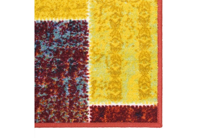 Teppeløper flerfarget 80x350 cm - Tekstiler & tepper - Teppe & matte - Moderne matte - Gangmatter