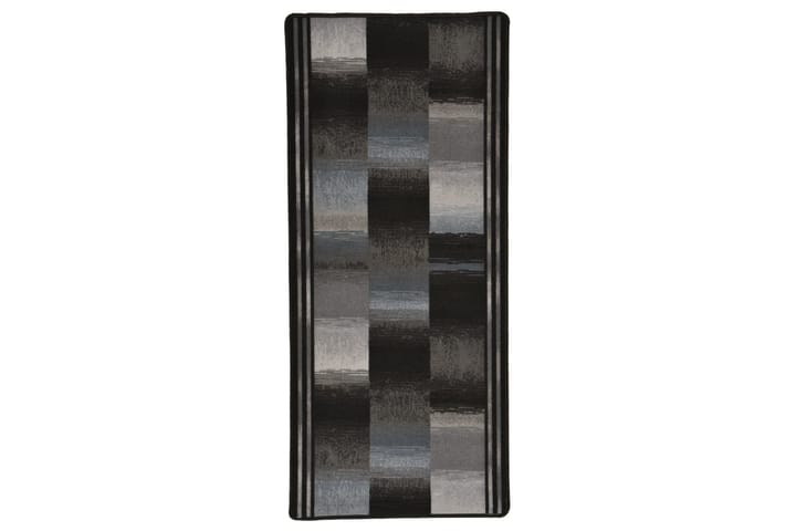 Teppeløper gelbelagt bakside 67x150 cm svart - Blå - Tekstiler & tepper - Teppe & matte - Moderne matte - Gangmatter
