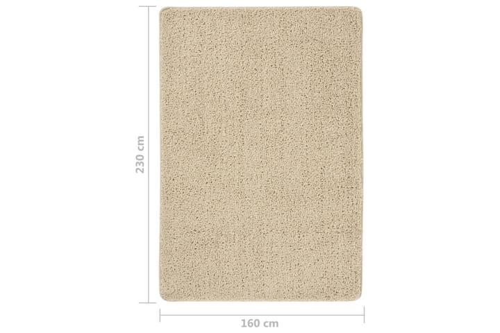 Flossteppe kremhvit 160x230 cm sklisikkert - Krem - Tekstiler & tepper - Teppe & matte - Moderne matte - Ryetepper