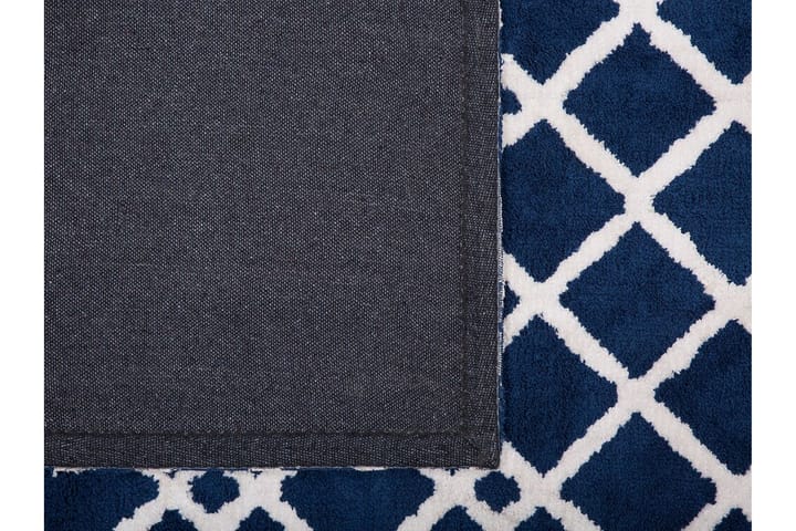 Matte Ihsaan Kort Lugg 160x230 cm - Blå - Tekstiler & tepper - Teppe & matte - Moderne matte - Ryetepper