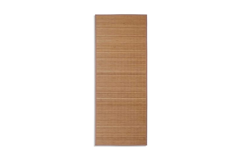 Bambusteppe 100x160 brun - Brun - Tekstiler & tepper - Teppe & matte - Moderne matte - Jutematter & hampematter