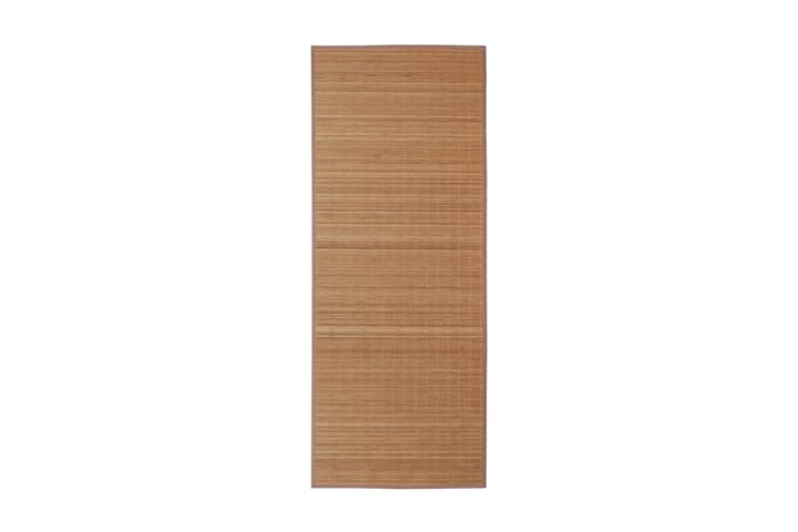 Brunt Kvadrat Bambus Teppe 80 x 300 cm - Brun - Tekstiler & tepper - Teppe & matte - Moderne matte - Sisaltepper