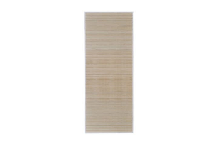 Firkantet Natural Bambus Teppe 80 x 300 cm - Beige - Tekstiler & tepper - Teppe & matte - Moderne matte - Sisaltepper