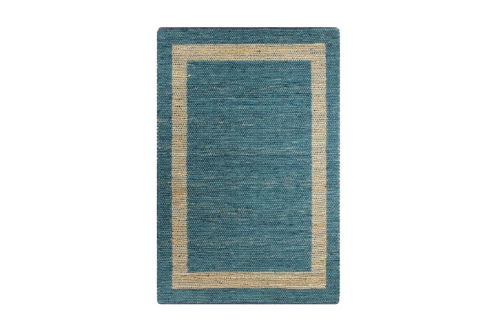 Håndlaget teppe jute blå 120x180 cm - Blå - Tekstiler & tepper - Teppe & matte - Moderne matte - Sisaltepper