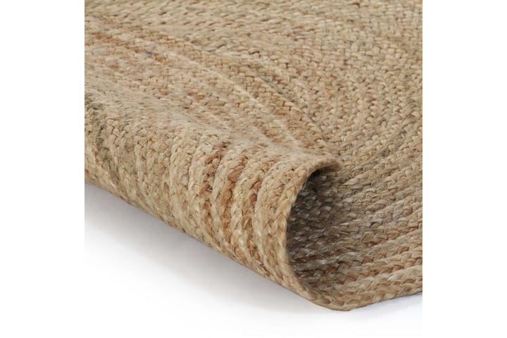 Teppe flettet jute 150 cm rund - Beige - Tekstiler & tepper - Teppe & matte - Moderne matte - Sisaltepper