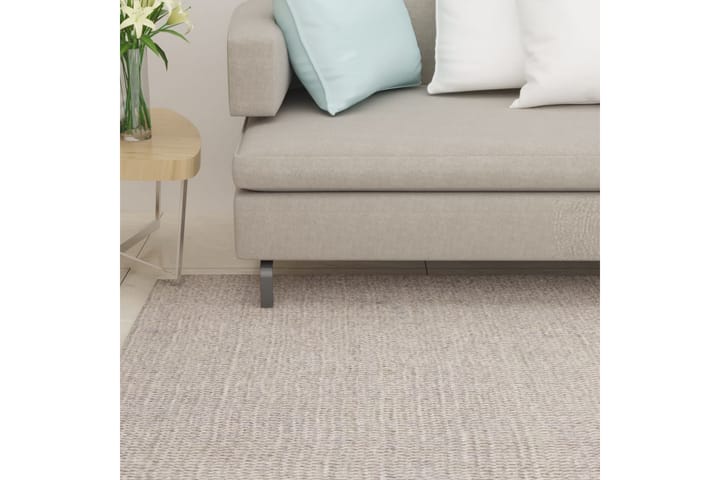 Teppe naturlig sisal 100x350 cm sand - Krem - Tekstiler & tepper - Teppe & matte - Moderne matte - Sisaltepper
