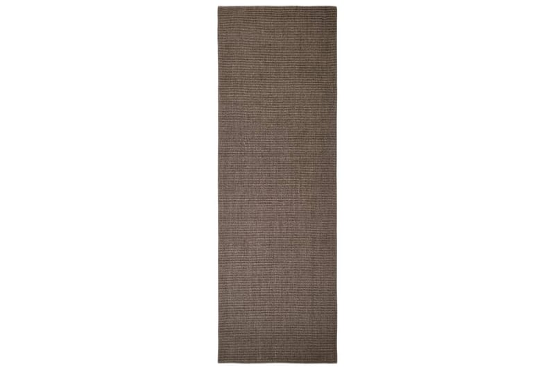 Teppe naturlig sisal 66x200 cm brun - Brun - Tekstiler & tepper - Teppe & matte - Moderne matte - Sisaltepper