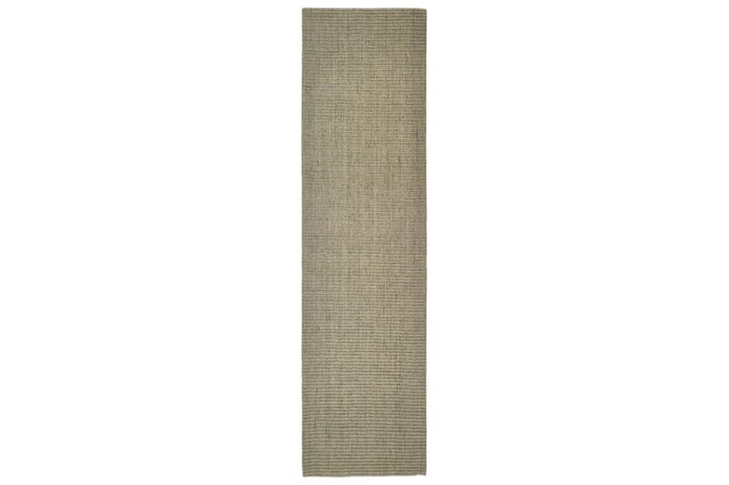Teppe naturlig sisal 66x250 cm gråbrun - Taupe - Tekstiler & tepper - Teppe & matte - Moderne matte - Sisaltepper