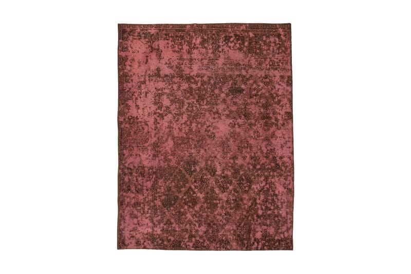 Håndknyttet Vintage Matte Ull Brun/Rosa 137x177 cm - Brun|Rosa - Tekstiler & tepper - Teppe & matte - Moderne matte - Ullteppe
