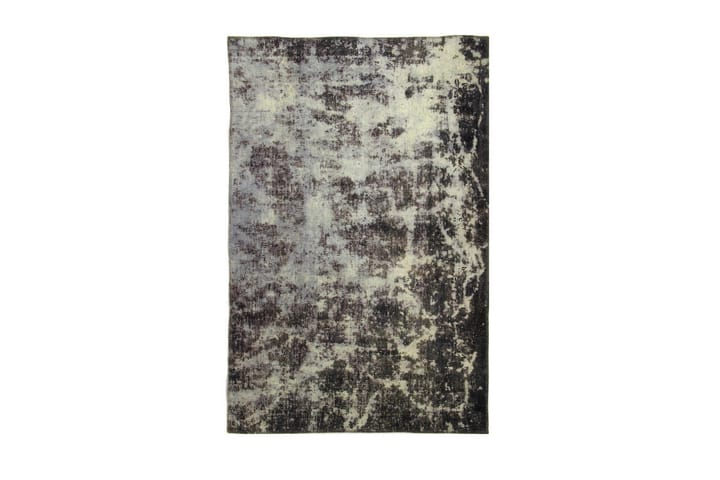 Håndknyttet Vintage Matte Ull Grå/Mørkegrønn 115x179 cm - Grå|Mørkegrønn - Tekstiler & tepper - Teppe & matte - Moderne matte - Ullteppe