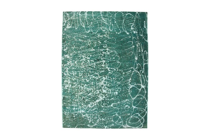 Håndknyttet Vintage Matte Ull Grønn 192x270 cm - Grønn - Tekstiler & tepper - Teppe & matte - Moderne matte - Ullteppe