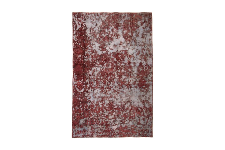Håndknyttet Vintage Matte Ull Rød 130x206 cm - Rød - Tekstiler & tepper - Teppe & matte - Moderne matte - Ullteppe