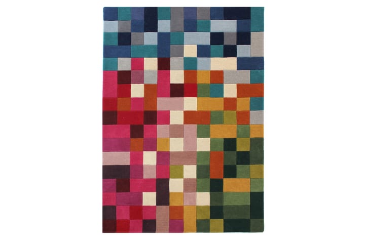 Ullmatte Illusion Lucea 160x230 cm Flerfarget - Flair Rugs - Tekstiler & tepper - Teppe & matte - Moderne matte - Ullteppe
